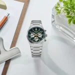 Men’s Quartz Chronograph Watch with Green Dial - SSB461P1