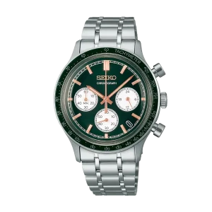 Men’s Quartz Chronograph Green Dial - SSB481P1