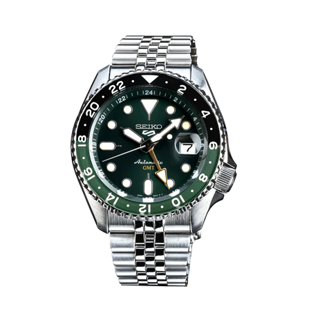 Seiko 5 Sports SKX GMT Bi-Colour Green - SSK035K1 Seiko 5 Sports SKX GMT Bi-Colour Green - SSK035K1